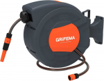 Grifema automatinė laistymo žarnos ritė, 25 m, sieninė, sukiojama 180&deg;, G301-25