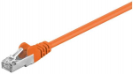 Goobay CAT 5e Komutacinis kabelis, SF/UTP, oranžinis, 0.5m, 0.5 m, Cat5e, SF/UTP (S-FTP), RJ-45, RJ-45, Oranžinis
