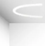 73W LED užglaistomas &scaron;viestuvas SEMI, baltas, 4000K, 1800mm, DALI, 3918-0418-4-W-D3
