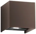 Sieninis &scaron;viestuvas 2x5W LED sieninis fasado &scaron;viestuvas ALFA, bronzos sp., CCT, IP54