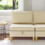 Sofa su saugojimu Audinys