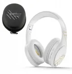PowerLocus Ausinės Bluetooth P19 4 tryby EQ 60 godzin składane su etui balta