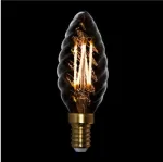 DANLAMP Krystalkerte skaidri LED 240V 2,5W/922 E14 150lm Ra vertė 90, tarnavimo laikas 15.000 valandų ir reguliuojamas &scaron;viesumas