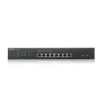 &Scaron;akotuvas Zyxel XS1935-10, 8-port Multi-Gigabit Smart Managed Switch with 2 SFP+ Uplink, hybrid mode, standalone or NebulaFlex Clo