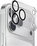 Fotoaparato objektyvo apsauga UNIQ Optix Clearshield Frameguard, skirta iPhone 18 Pro, visi&scaron;kai skaidri, su aplikatoriumi