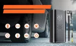Bez Marki BEVIELIS ELEKTRINIS SIURBLYS AUTOMOBILINIO DVIRAČIO KOMPRESORIUS 6000 mAh
