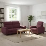 Sofa Sofos komplektas 2 vnt. Violetinė Audinys