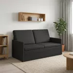 Dviejų vietų sofa Juoda 150 x 81 x 82 cm Audinys