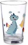 Stiklinė su dinozaurų ra&scaron;tu, skaidri, 200 ml