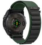 TECH-PROTECT NYLON PRO GARMIN FENIX 5X / 5X PLUS / 6X / 6X PRO / 7X / 8 / 8 PRO / 9 / 9 PRO (51 MM) Žalias/Juodas