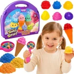 Kinetinio smėlio rinkinys WOOPIE, su lagaminėliu