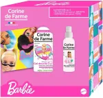 Corine de Farme Dovanų rinkinys vaikams Barbie (Żel pod prysznic 300ml + Vanduo perfumowana 150ml + ręcznik) (103421)