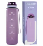 Gertuvė Wessper Butelis B4 TRITAN 1000 ml rausvos Violetinės (WES261-VI)