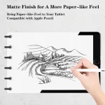 Iveoppe 2 vnt. popieriaus magnetinė plėvelė, skirta Ipad 9 (2021)/ipad 8 (2020)/ipad 7 (2019) 10,2 colio, 9-osios/8-osios/7-osios kartos apsauginei plėvelei, matinei popieriaus plėvelei, ekrano plėvelei, nuimama ir daugkartinio naudojimo