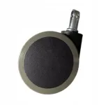 Ratukai kėdėms, pasukami, guminiai, skirti biuro kėdėms, rinkinys 5 vnt., 65 mm