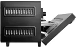 Silva Schneider Mb 1000, mini orkaitė 10 l, juoda, 650 vatų, temperatūros reguliavimas 100-230 &deg;c, laikmatis su pabaigos signalu, kvarciniai kaitinimo elementai, dvigubo stiklo durelės, įskaitant kepimo skardą, groteles ir rankeną