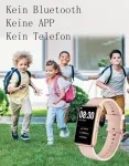 Huakua žingsniamatis laikrodis (be programėlės ir mobiliojo telefono) 1,47 colio jutiklinis ekranas paprastas i&scaron;manusis laikrodis fitneso sekiklis su kalorijų skaitikliu, miego monitoriumi, chronometru atsparus vandeniui ip68, laikmatis fitneso laikrodis