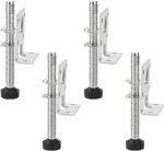 Increway Leveling Feet, 4 vnt. didelio atsparumo baldų lygintuvai, reguliuojamos lygiavimo kojelės, baldų kojelės stalui, spintelėms (3" reguliuojamo auk&scaron;čio)