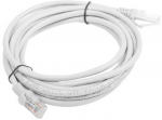 LANBERG PCU6-10CC-0300-S Patchcord RJ45 kat. 6 UTP 3m pilkas