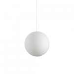 Pakabinamas &scaron;viestuvas Ideal Lux Suspended lamp with 1 light CARTA, E27, baltas