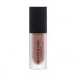 Makeup Revolution London Matte Bomb - Skysti lūpų dažai, 4,6 ml. Spalva: Delicate Brown
