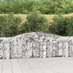 I&scaron;lenkti gabiono krep&scaron;iai, 10vnt., 400x30x100/120cm, geležis