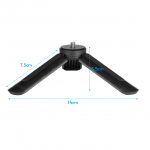 Andoer MT-05 mini stalinis trikojis su 1/4 colio laikikliu