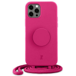 JE PopGrip Apple iPhone 12/12 Pro 6,1" dėklas telefonui rožinės spalvos 30090 (Just Elegance)
