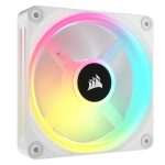 CORSAIR iCUE LINK QX120 RGB Baltas 120 mm magnetinio kupolo ventiliatorius, vienas