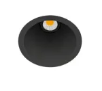 7W LED įleidžiamas &scaron;viestuvas SWAP S, juodas, 3000K