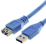 Kabelis USB Icidu USB-A - microUSB 1.8 m Mėlyna (US3-VEB-0180.U)