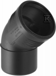 Geberit KOLANO SILENT-PP HT 40/45 SANIT.Juoda