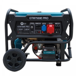 GTM / AFLATEK 7500E PRO Benzininis generatorius 7.5 KW vienfazis/ trifazis PROFESIONALUS