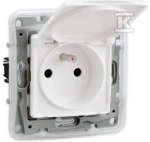 Legrand GN.1-KR.Z/U SU VARŽTU.IP44 Baltas NILO