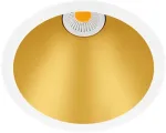 7W įleidžiamas &scaron;viestuvas SWAP, aukso sp., 3000K, 42&deg;, dimeriuojamas, su maitinimo &scaron;altiniu