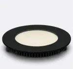 8W LED įleidžiama panelė, juoda, 3000/4000/5700K, 10108FA/B/V
