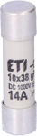 Eti-Polam Cilindrinis saugiklio įdėklas PV 10x38mm 14A gPV 1000V DC CH10 002625136