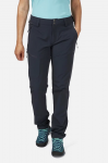 Moteri&scaron;kos prailgintos kelnės Rab Incline Pants Wmns Long Leg - XS - Tamsiai pilka