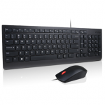 Lenovo Essential Klaviatūra su laidu ir pelė | Klaviatūros ir pelės rinkinys | su laidu | su pele | Nordic | Juodas