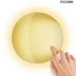 8W LED sieninis &scaron;viestuvas SHADOW SUN 30, aukso sp., 3000K, su jutikliu - &scaron;viestuvas įjungiamas/i&scaron;jungiamas prisilietus