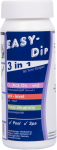 Vandens testavimo juostelės Easy-Dip 3 in 1, PH/O2/&Scaron;armingumui tirti