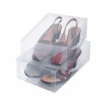 Batų dėžės Top Class Ordinett 2gab./34x21x13cm permatomos