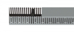 Hager Polo DNG2002007030B tehaselito &scaron;ukuotas kanalas DNG 20x20mm PVC pilkas DNG2002007030B /2m/