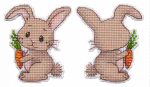 Oven Beldizart Kryželiu siuvinėjimo rinkinys "Kalėdinės eglutės žaislas. Bunny" S1502