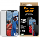 &bdquo;Panzer Glass&ldquo; itin plataus pritaikymo &bdquo;EasyAligner&ldquo; privatumo stiklas, skirtas &bdquo;iPhone Air&ldquo;.