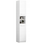 Muvu Balta moderni auk&scaron;ta loft stiliaus knygų spinta, 180 cm