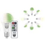 Osram 9,5W LED lemputė ŽALGIRIS EDITION, E27, 2700K/žalia &scaron;viesos sp., dimeriuojama