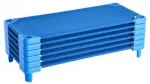 Vevor Sudedamas vaikų lovelis 130 x 57 cm, mėlyna (6 vnt.)