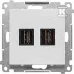 Kontakt Simon GN.2-KR.HDMI MATINĖ PILKA SIMON55