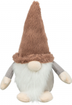 Trixie Xmas Gnom, žaislas, &scaron;uniui, pliu&scaron;inis, 16 cm, su dźwiękiem